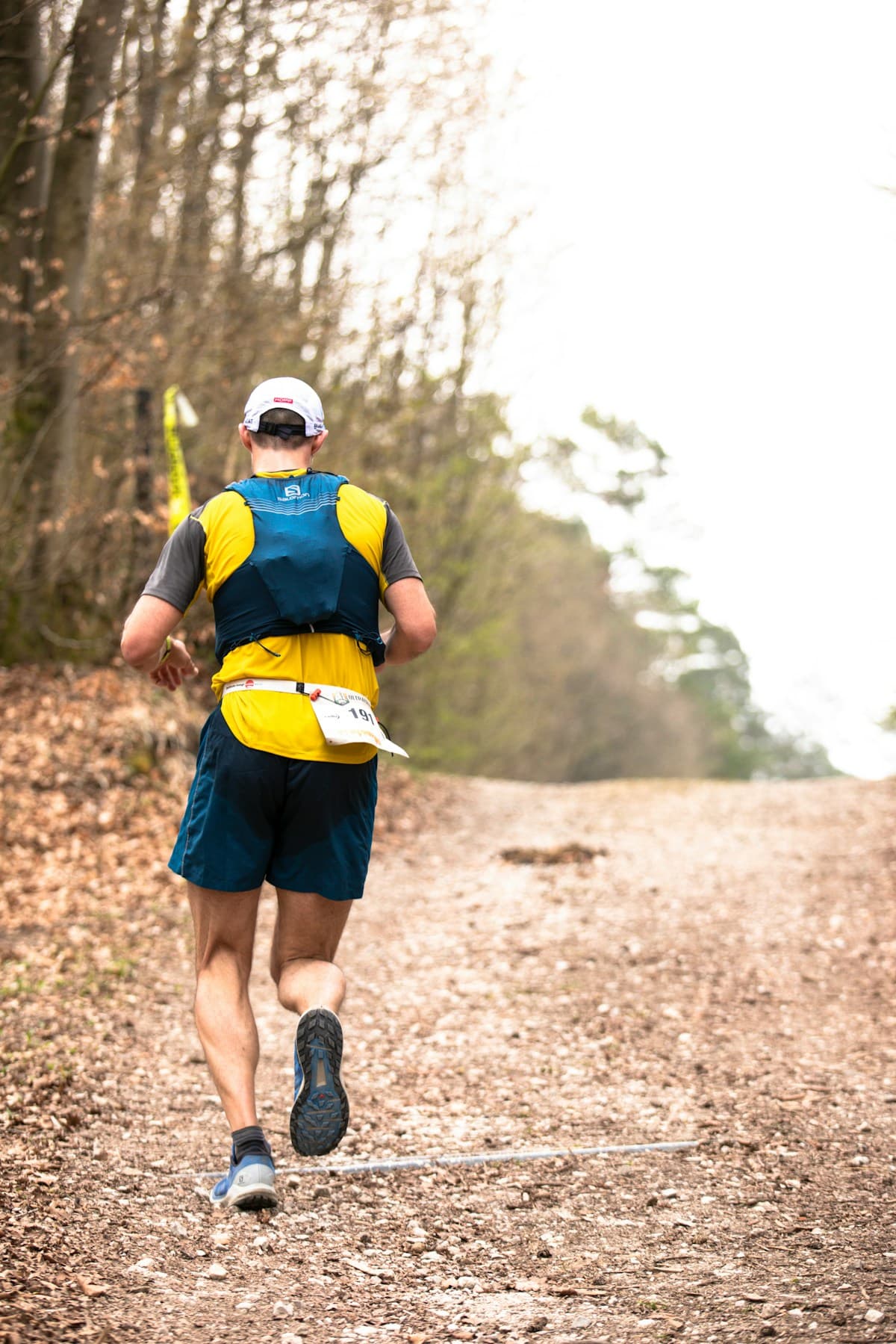 Runner on trail